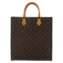 LOUIS VUITTON Monogram Sac Plat Hand Bag M51140 LV Auth 143558-2