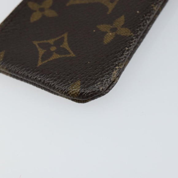 LOUIS VUITTON Monogram Pochette Cles Coin Purse M60033 LV Auth 143562