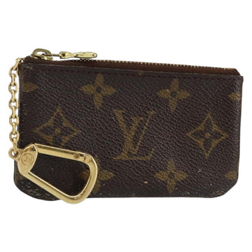 LOUIS VUITTON Monogram Pochette Cles Coin Purse M60033 LV Auth 143562