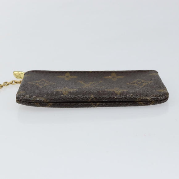 LOUIS VUITTON Monogram Pochette Cles Coin Purse M60033 LV Auth 143562