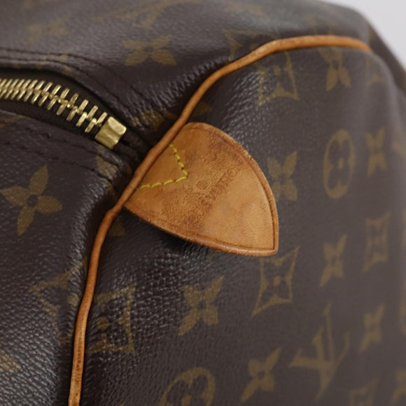 LOUIS VUITTON Monogram Keepall 55 Boston Bag M41424 LV Auth 143564