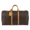 LOUIS VUITTON Monogram Keepall 55 Boston Bag M41424 LV Auth 143564-2