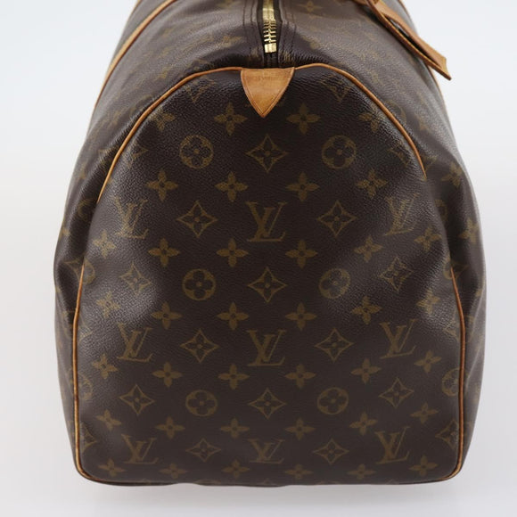 LOUIS VUITTON Monogram Keepall 55 Boston Bag M41424 LV Auth 143564
