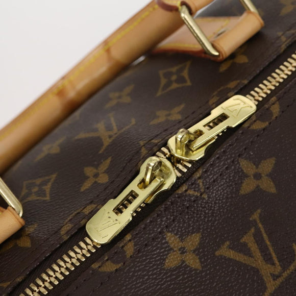 LOUIS VUITTON Monogram Keepall 55 Boston Bag M41424 LV Auth 143569