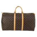 LOUIS VUITTON Monogram Keepall 55 Boston Bag M41424 LV Auth 143569-2