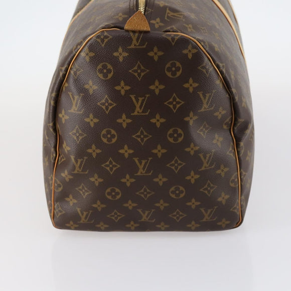 LOUIS VUITTON Monogram Keepall 55 Boston Bag M41424 LV Auth 143569