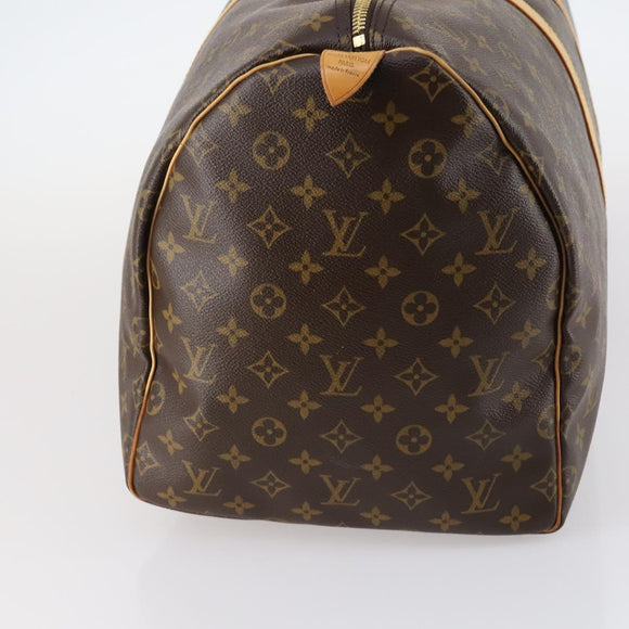 LOUIS VUITTON Monogram Keepall 55 Boston Bag M41424 LV Auth 143569