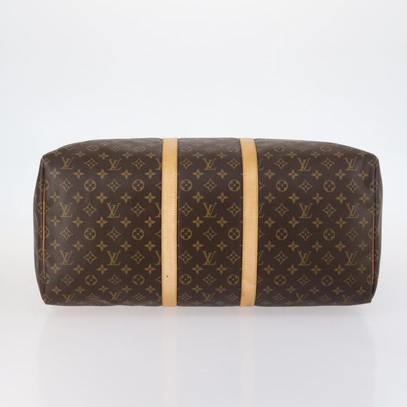 LOUIS VUITTON Monogram Keepall 55 Boston Bag M41424 LV Auth 143569