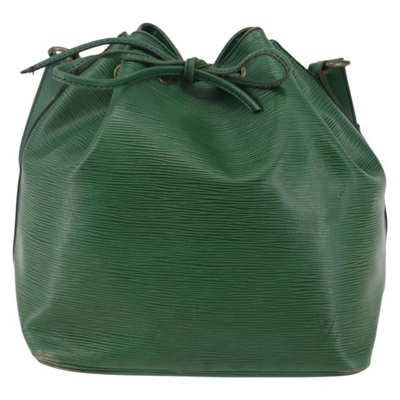 LOUIS VUITTON Epi Petit Noe Shoulder Bag Green M44104 LV Auth 143573