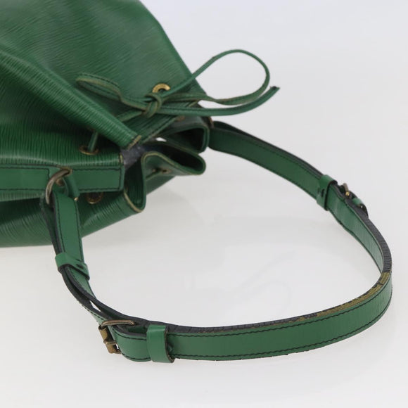 LOUIS VUITTON Epi Petit Noe Shoulder Bag Green M44104 LV Auth 143573