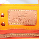 LOUIS VUITTON Monogram Vernis Fluo Reade PM Bag Pink Orange M91903 Auth 143574-14