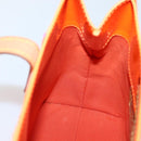 LOUIS VUITTON Monogram Vernis Fluo Reade PM Bag Pink Orange M91903 Auth 143574-17