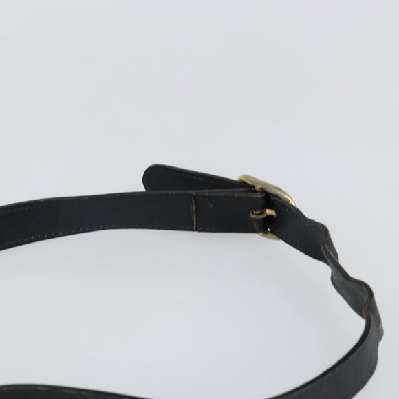 GUCCI GG Supreme Sherry Line Shoulder Bag PVC Navy Gold Red Auth 143575