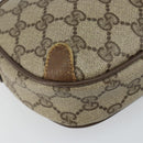 GUCCI GG Supreme Web Sherry Line Shoulder Bag PVC Beige 89 02 066 Auth 143576-11
