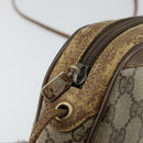 GUCCI GG Supreme Web Sherry Line Shoulder Bag PVC Beige 89 02 066 Auth 143576-15