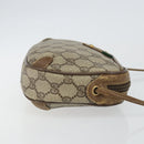 GUCCI GG Supreme Web Sherry Line Shoulder Bag PVC Beige 89 02 066 Auth 143576-4