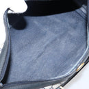 GUCCI GG Supreme Sherry Line Boston Bag PVC Navy Gold Red Auth 143577-17