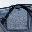 GUCCI GG Supreme Sherry Line Boston Bag PVC Navy Gold Red Auth 143577-18