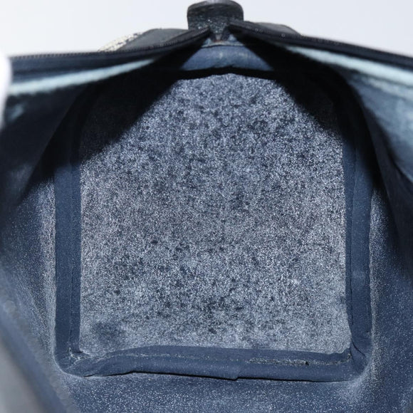 GUCCI GG Supreme Sherry Line Boston Bag PVC Navy Gold Red Auth 143577