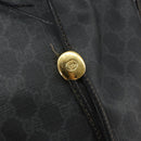 GUCCI GG Supreme Web Sherry Line Shoulder Bag PVC Black 164 02 034 Auth 143578-15