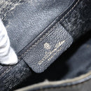 GUCCI GG Supreme Web Sherry Line Shoulder Bag PVC Black 164 02 034 Auth 143578-16