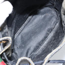 GUCCI GG Supreme Web Sherry Line Shoulder Bag PVC Black 164 02 034 Auth 143578-17