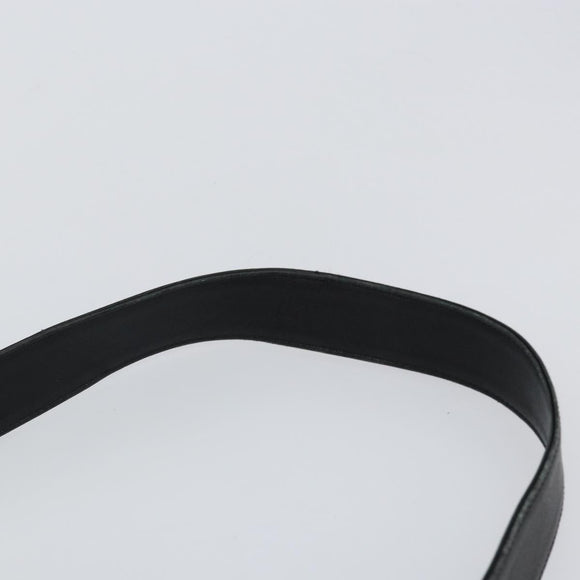 GUCCI Bamboo Hand Bag Leather 2way Black Gold Auth 143579