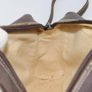 GUCCI GG Supreme Web Sherry Line Shoulder Bag PVC Beige Gold Auth 143580-20