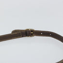 GUCCI GG Supreme Web Sherry Line Shoulder Bag PVC Beige Gold Auth 143580-8