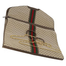 GUCCI GG Canvas Web Sherry Line Garment Cover Beige Red Green Auth 143581-1