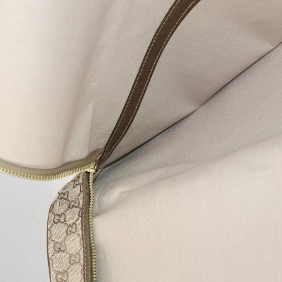 GUCCI GG Canvas Web Sherry Line Garment Cover Beige Red Green Auth 143581