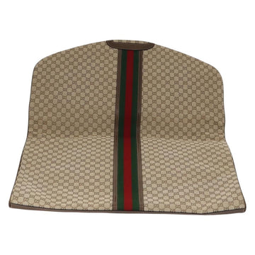 GUCCI GG Canvas Web Sherry Line Garment Cover Beige Red Green Auth 143581 - 0