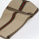 GUCCI GG Canvas Web Sherry Line Garment Cover Beige Red Green Auth 143581-3
