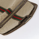 GUCCI GG Canvas Web Sherry Line Garment Cover Beige Red Green Auth 143581-5