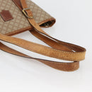 CELINE Macadam Canvas Tote Bag PVC Beige Gold Auth 143582-7