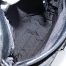 GUCCI GG Canvas Jackie Shoulder Bag Black Silver 92646 Auth 143584-11