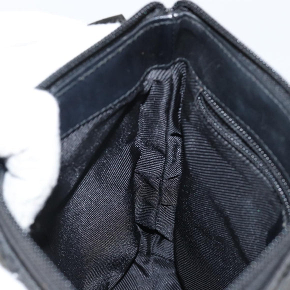 GUCCI GG Canvas Jackie Shoulder Bag Black Silver 92646 Auth 143584