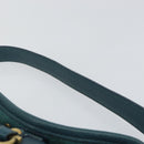 Salvatore Ferragamo Gancini Shoulder Bag Leather Blue Gold Auth 143587-8