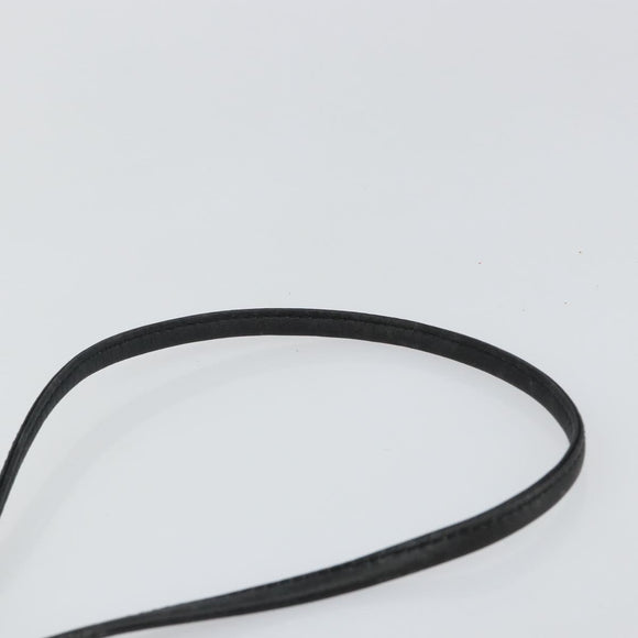 Christian Dior Trotter Canvas Shoulder Bag Navy Gold Auth 143589