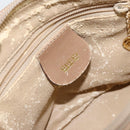 GUCCI Bamboo Hand Bag Leather 2way Beige Gold 007 2865 0231 Auth 143591-20