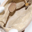 GUCCI Bamboo Hand Bag Leather 2way Beige Gold 007 2865 0231 Auth 143591-10