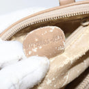 GUCCI Bamboo Hand Bag Leather 2way Beige Gold 007 2865 0231 Auth 143591-12