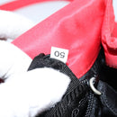 PRADA Shoulder Bag Nylon Red Silver Auth 143596-12