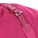 PRADA Backpack Nylon Pink Silver Auth 143599V-16