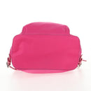PRADA Backpack Nylon Pink Silver Auth 143599V-5