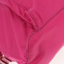 PRADA Backpack Nylon Pink Silver Auth 143599V-18