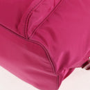 PRADA Backpack Nylon Pink Silver Auth 143599V-19