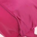 PRADA Backpack Nylon Pink Silver Auth 143599V-21