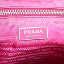 PRADA Backpack Nylon Pink Silver Auth 143599V-27
