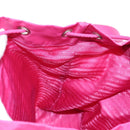 PRADA Backpack Nylon Pink Silver Auth 143599V-28